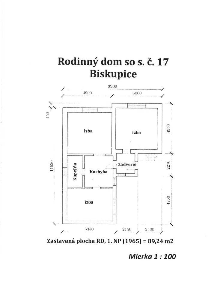 Dobrovoľná dražba: Rodinný dom — fotografia 4